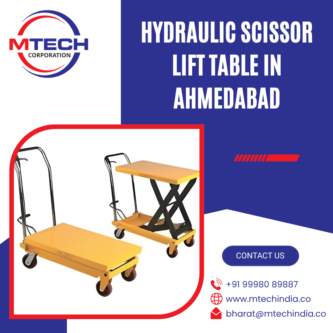 Hydraulic Scissor Lift Table In Ahmedabad