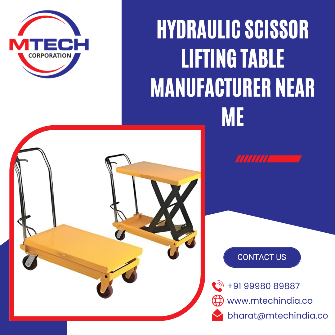 Hydraulic scissor lifting table manufacturer near me