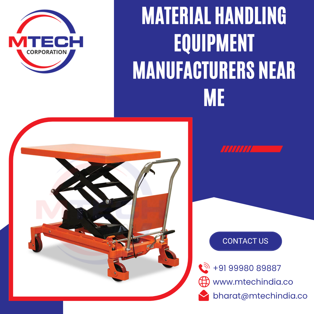 Material Handling Equipment Manufacturers near me
