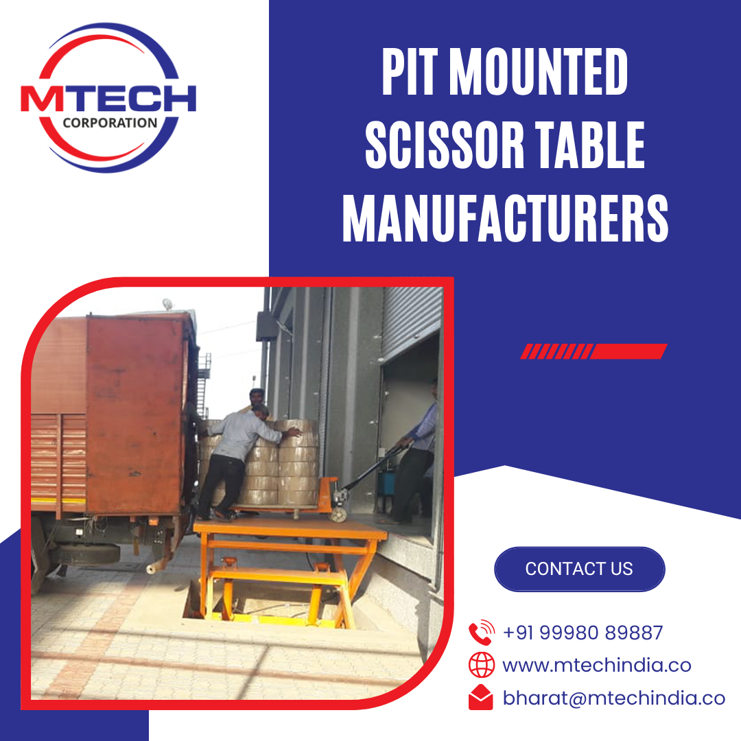 Pit Mounted Scissor Table Manufacturers