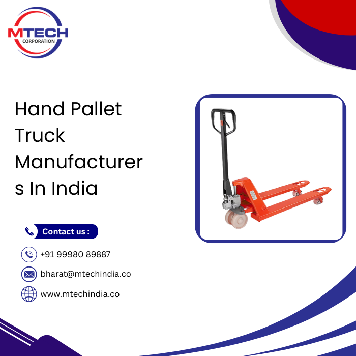 Hand Pallet Truck Manufacturers In India