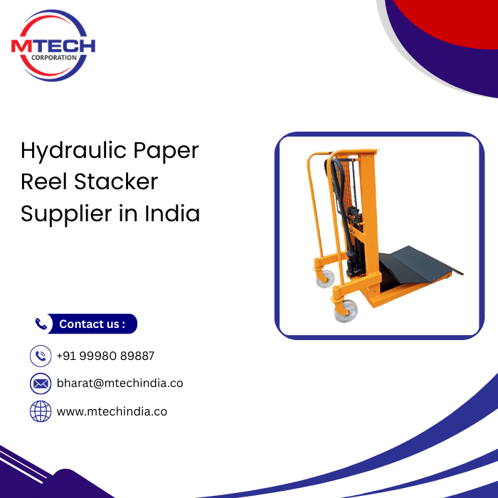 Hydraulic Paper Reel Stacker Supplier in India