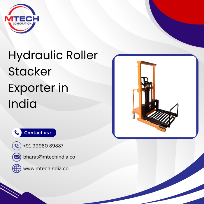 Hydraulic Roller Stacker Exporter in India