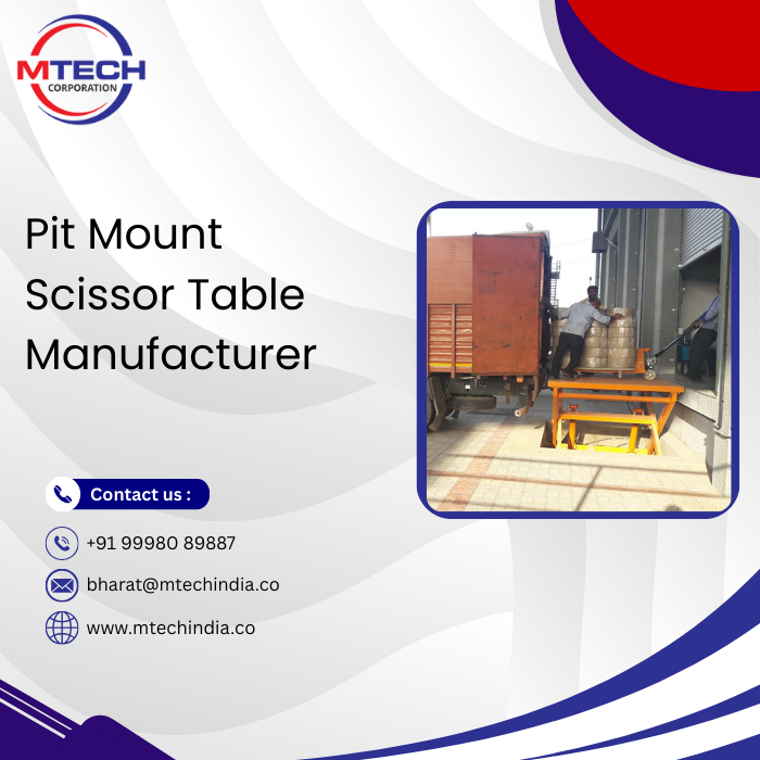 Pit Mount Scissor Table Manufacturer