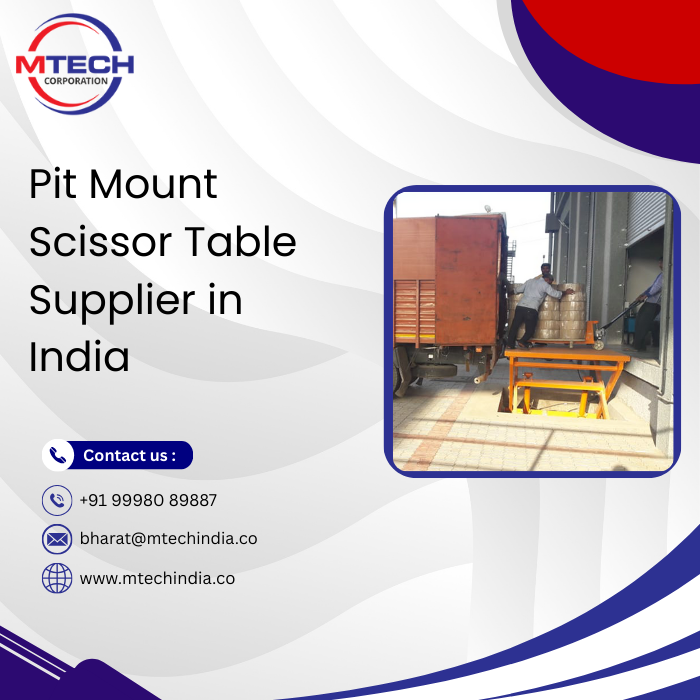 Pit Mount Scissor Table Supplier in India