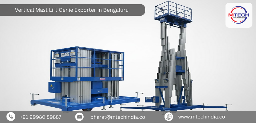 Vertical Mast Lift Genie Exporter in Bengaluru
