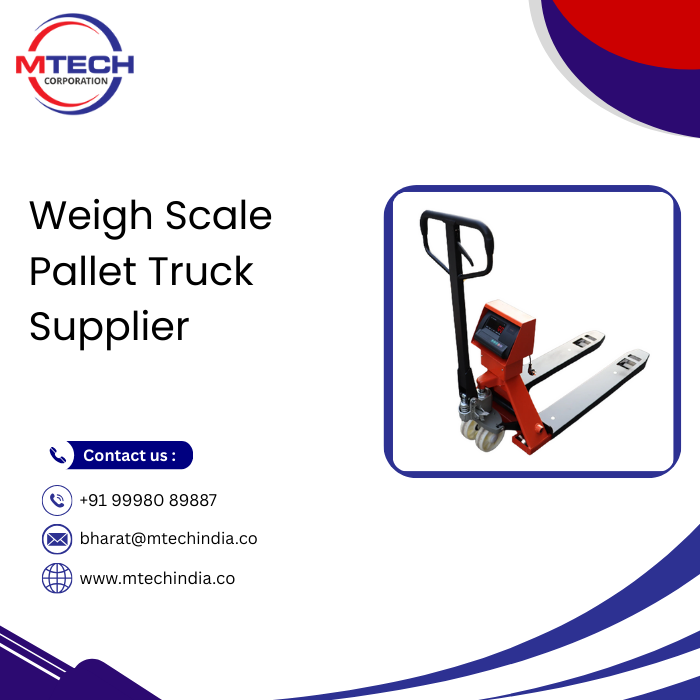 Weigh Scale Pallet Truck Supplier